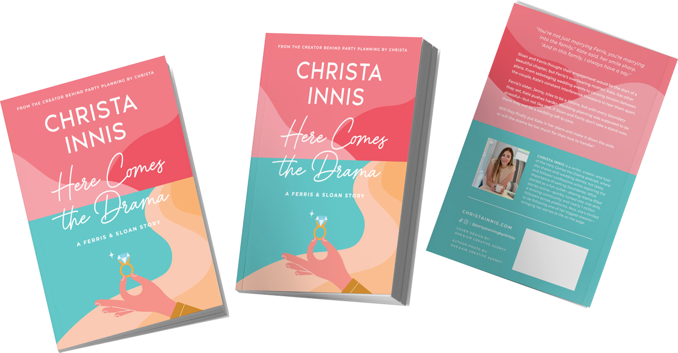 christa innis here comes the drama book